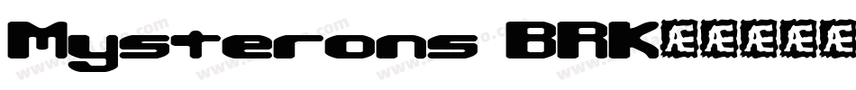 Mysterons BRK字体转换